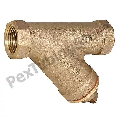 1-1/4  NPT Threaded Bronze Y-Strainer (Wye Strainer) With Plug LEAD-FREE • $86.86