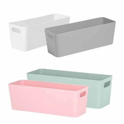 £5.56 • Buy Wham Studio Plastic Storage Basket For Office Home & Kitchen - 7.01 Rectangular