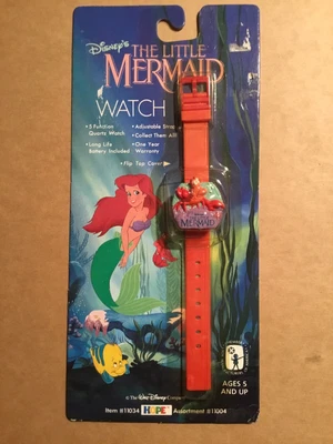 $10 • Buy DISNEY 1989 THE LITTLE MERMAID SEBASTIAN CRAB Watch New In Original Package.