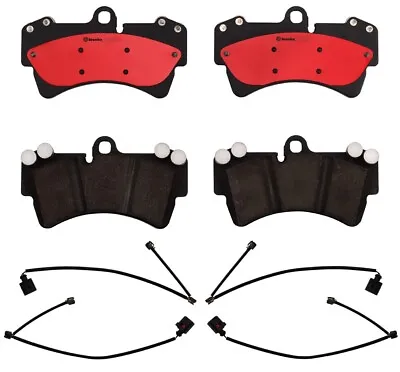 Brembo Front Ceramic Brake Pad Set With Sensors For Audi Q7 VW Touareg Cayenne • $89.95