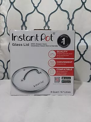 Instant Pot Glass Lid 6 Quart Insta Pot Replacement - New  • $17.99