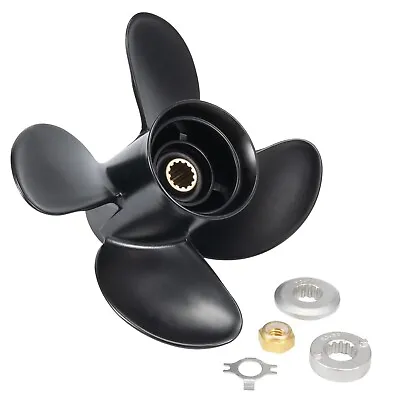 10.38 X 12 Boat Propeller 4 Blades Prop For Mercury Outboard 25-70HP 13 Tooth • $79