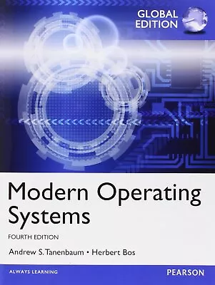 Modern Operating Systems 4e By Tanenbaum Global Edition Softcover • $57