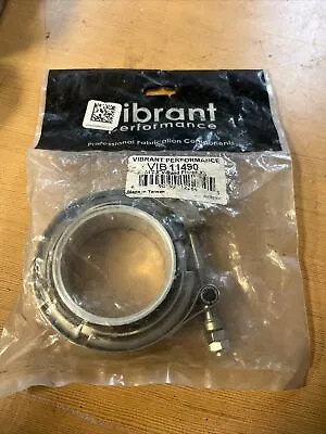 $25 • Buy Vibrant Performance 11490 V-band Clamp O-Ring Seal Aluminum 2.5 In. O.D. Pipe