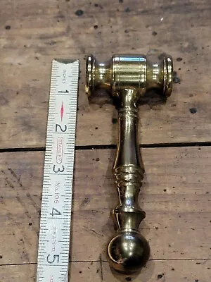 Unbranded Vintage Solid Brass Mini Gavel Paperweight 5” • $9.99