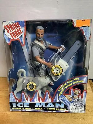 Strike Force Ice Man W/ Barking Dog & Powered Chainsaw Figure NEW Factory Sealed • $49.95