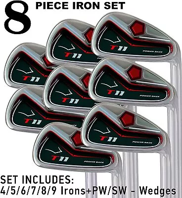 Custom Made Mens +2  Golf Clubs Big Tall Long Iron Xxl 4-sw Set Taylor Fit Irons • $399.95
