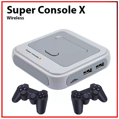 $125 • Buy Super Console X PS1 N64 GB MAME 4K 256GB 50000+ Games Wireless Gaming Console
