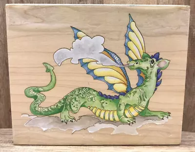 Walking Dragon 80084 Stamps Happen Wood Mounted Rubber Stamp #213 • $5.99