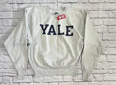 YALE Champion Reverse Weave Sweatshirt Gray Yale University  Size L • $149.99