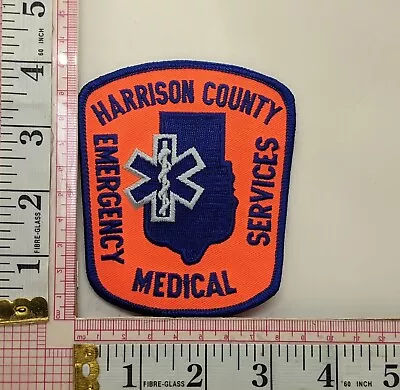 Harrison Country Emergency Medical Services Patch Badge Applique Crest Logo G2 • $6.99