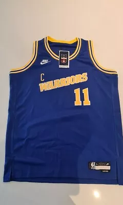 £30 • Buy New Golden State Warriors Nike Classic Edition Swingman Jersey, Blue - Thompson 