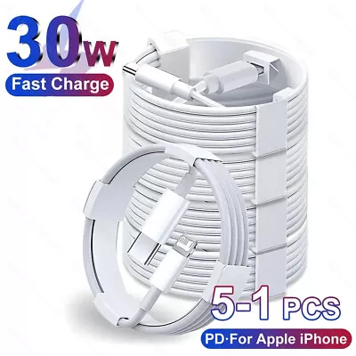 Fast Charging Cable Lot For Apple IPhone 13 12 11 14 Pro Max Mini USB C Cable • $24.99