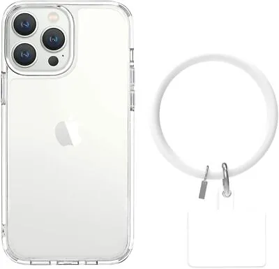IPhone Clear Case With Hand Wrist Straps Chain For IPhone SE To 13 Pro Max • £3.99