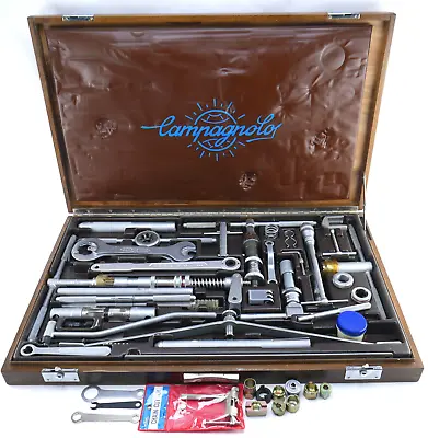 Campagnolo Bicycle Mechanics Wooden Master Tool Case BSC 98% NOS • $7800