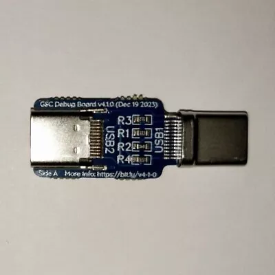 GSC Debug Board (aka  Chromebook Debug Cable  /  SuzyQ  For Cr50 / Ti50) • $6.65