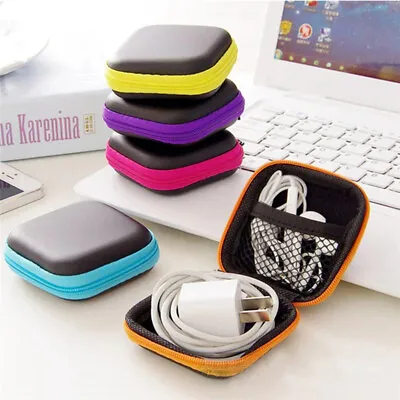 Cable Bag USB Gadget Organizer Charger Wires Cosmetic Storage Pouch Case Travel • £2.39