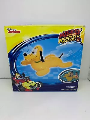 Disney Junior Mickey & The Roadster Racers Playful Pluto Ride On Pool Inflatable • $171.27