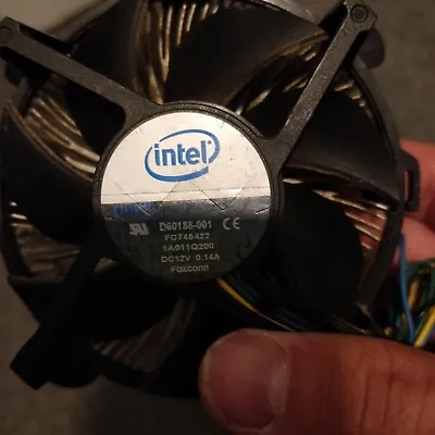 Genuine Intel Socket LGA 775 T Copper Aluminium CPU Heatsink Cooler Fan • £5