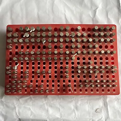 139 Pc SEE PICTURES .251-.500  Steel Plug Pin Gage Set Minus Plus Pin GAUGE • $89