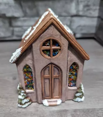 READ Vintage 4.5 X4.5  Church Chapel Christmas Holiday Village House Fugurine • $13.45