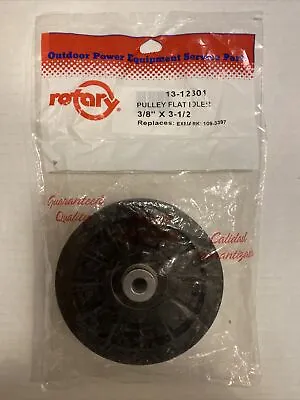 $19.99 • Buy (QTY 1) Rotary V-Belt Idler Pulley 13-12301 Replaces Emark: 109-3397 3/8”x3-1/2”