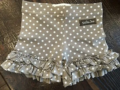 Matilda Jane Chocolate Malt Shorties Shorts Girls Baby Size 12 Months HTF Beige • $14.95