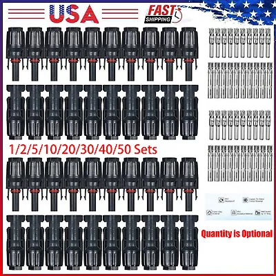 Lot Solar Cable Connectors 4mm-6mm 30Amp Waterproof Solar Panel Wire Joiners US • $5.88