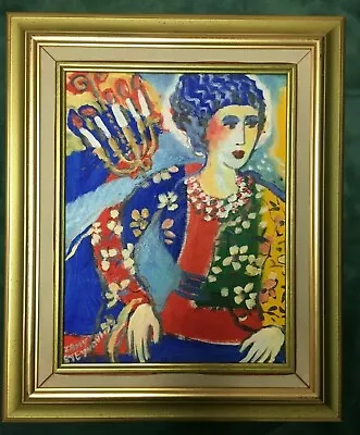 Zamy Steynovitz Original Painting Oil On Canvas    LADY FRIEND     Signed • $2400