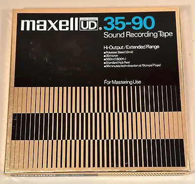 Maxell UD 35-90 Sound Recording Tape 7” 1/4” • $8