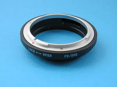 FD-EOS Lens Adapter Ring For Canon EOS FD Lens To Canon EOS EF EF-S Mount Camera • £19.03