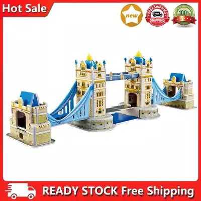 Paper London Bridge Model Puzzle 3D DIY Jigsaw Children Educational Toys • £5.99