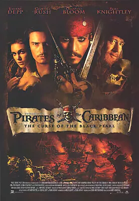 Pirates Of The Caribbean - Movie Poster (Regular Style) (Size: 27  X 39 ) • $15.99