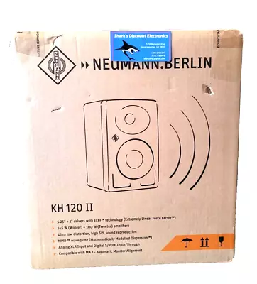 Neumann KH 120 2 A G US 5.25 Inch Two Way Active Studio Monitor Loudspeaker. NEW • $629.99
