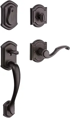 Baldwin Medina Front Entry Handleset With Interior Lever Featuring SmartKey In • $203.29