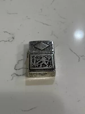 Rare Vintage Sterling Silver Guatemala Lighter With Zippo Insert • $225