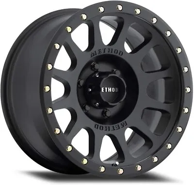 Method MR305 NV 17x8.5 0mm Offset 5x5 94mm CB Matte Black Wheel • $254.15