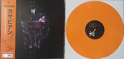 Kasabian Alchemist's Euphoria Orange Vinyl Signed Obi  Poster 500 Numbered Copy • £44.99