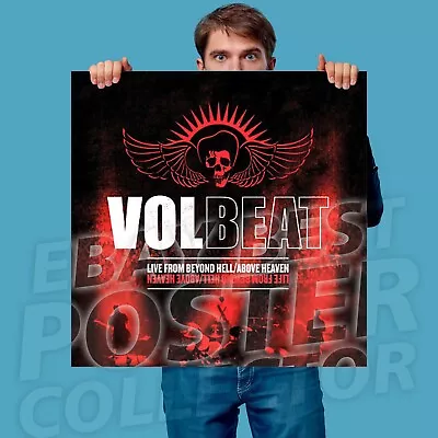 Volbeat Live From Beyond Hell Above Heave 24x24 Album Cover Vinyl Poster • $67.90
