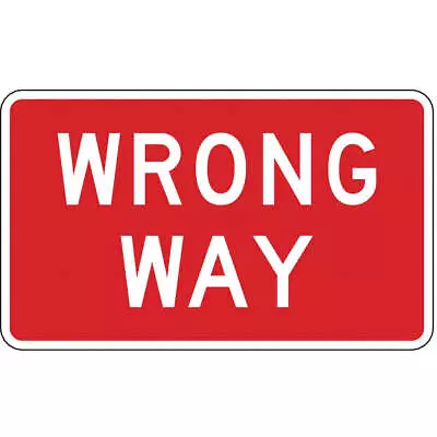LYLE R5-1A-36HA Wrong Way Traffic Sign24  X 36  • $152.46