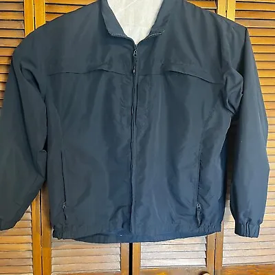 5.11 Tactical Series Windbreaker Jacket Mens XL Navy Blue Full Zip Packable Men • $22