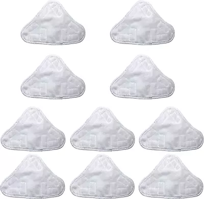 10 Pack Replacement Pads Compatible With H2O H20 Mop X5 Steam Steam Mop Pads • $43.52