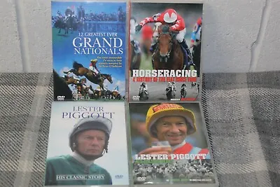 4 X Horse Racing Lester Piggott DVD Bundle Job Lot  • £4.99