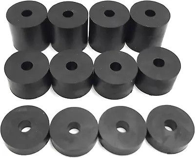 £9.14 • Buy 4mm M4 Rubber Spacers Standoff Washers 12 Pack 4 X 15mm, 4 X 10mm, 4 X 5mm