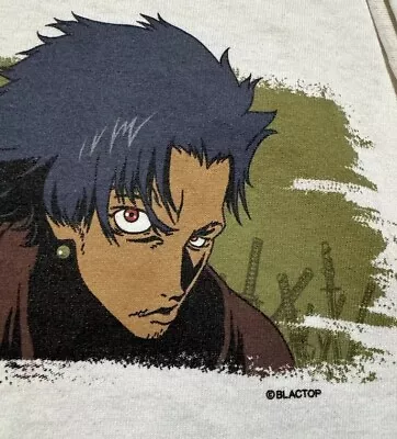 VTG Samurai Champloo Shirt Mugen Anime Box Logo Tee Large Cowboy Bebop Boot RARE • $75