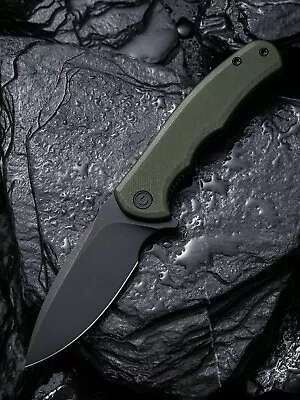 Civivi Mini Praxis Liner Folding Knife 3  D2 Tool Steel Blade Green G10 Handle • $34.89