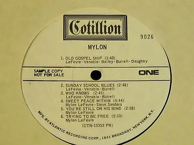Mylon (LeFevre)-RARE 1970 US PROMO-ONLY MONO LP-CLEAN! • $49.99