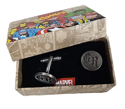 Avengers Ghost Rider Round Logo Boxed Cuff Links Officially Licensed By MARVEL • $19