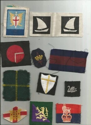 £15 • Buy 12 British Army Cloth Formation Signs