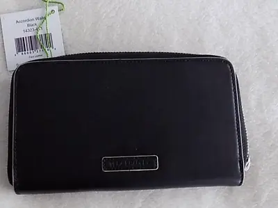 Vera Bradley Black Accordion Wallet - NWT • $35.95